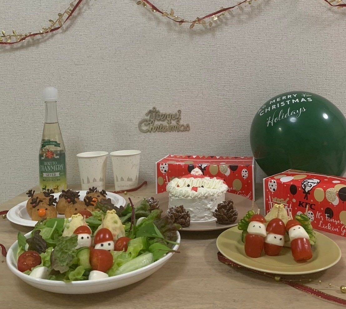 クリスマスパーティの写真